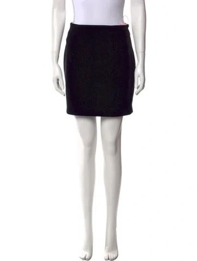 Pre-owned Nana Jacqueline Mini Skirt W/ Tags In Black