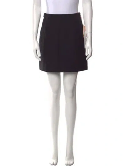 Pre-owned Nana Jacqueline Mini Skirt W/ Tags In Black