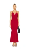 Nana Jacqueline Seraphina Dress In Red