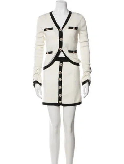 Pre-owned Nana Jacqueline Skirt Set In Neutral
