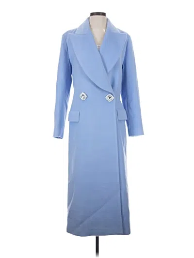 Pre-owned Nana Jacqueline Wool Coat In Blue