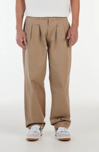 Nana Judy Avenue Baggy Drill Pant In Tan
