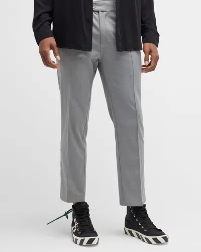 Nana Judy Men's Fairway Elastic-waist Chino Pants In Grey