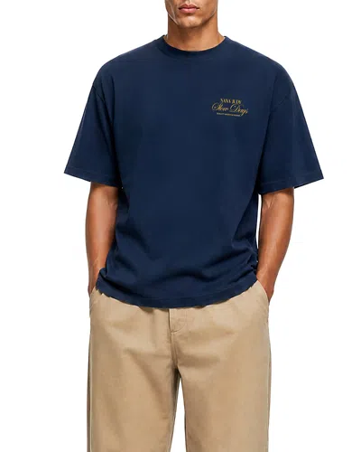 Nana Judy Relaxed Fit Manoir Graphic Tee In Blue
