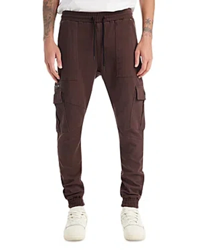 Nana Judy State Stretch Regular Fit Cargo Jogger Jeans In Brown
