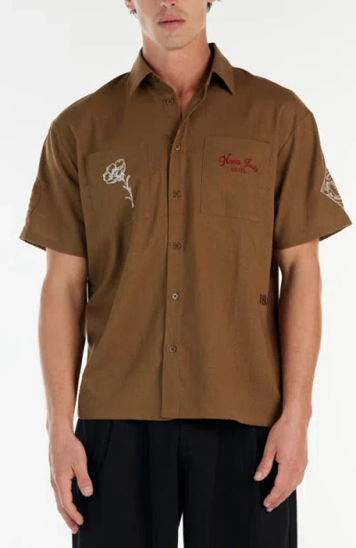 Nana Judy Walter Ss Shirt In Brown