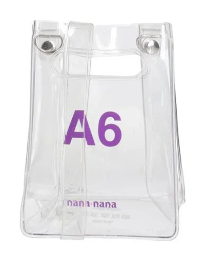 Nana-nana Woman Cross-body Bag Transparent Size - Pvc - Polyvinyl Chloride In White