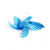 Nana Watanabe Women's Joy Big Bird Embroidery Earring - Blue In Blue