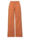 Nana' Woman Pants Camel Size L Cotton, Elastane In Beige