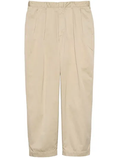 Nanamica 双褶饰卡其裤 In 中性色
