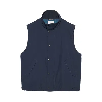 Pre-owned Nanamica 2l Pertex Unlimited Field Vest 'dark Navy' | Blue | Men's Size L