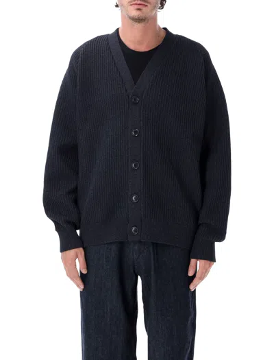 Nanamica 5g Knit Cardigan In Blue
