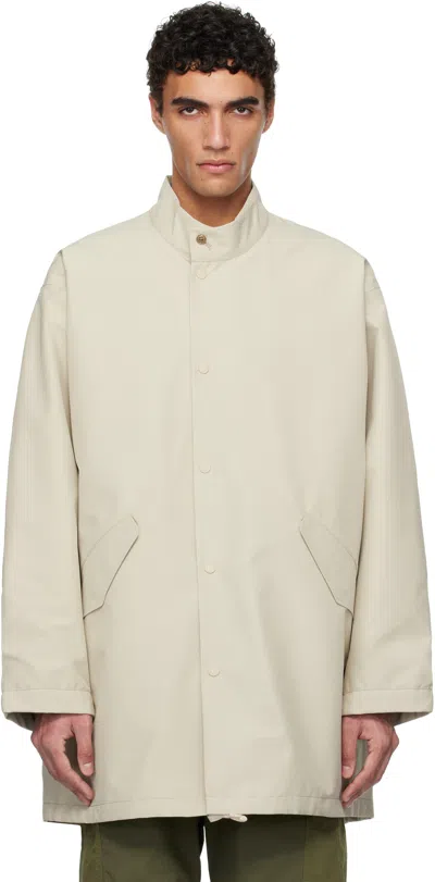 Nanamica Beige 2l Gore-tex Shell Jacket In Dry Sand