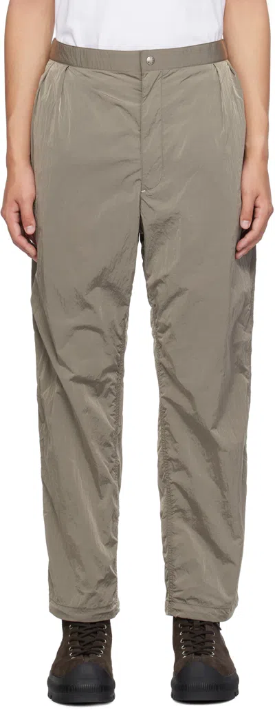 Nanamica Beige Boardwalk Track Pants In Be Beige
