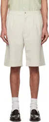 Nanamica Beige Double Pleats Shorts In Dry Sand
