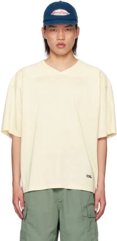 Nanamica Beige Midshipman T-shirt In Ec Ecru