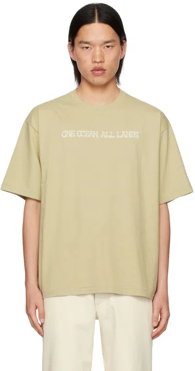 Nanamica Beige 'ooal' T-shirt In Be Beige
