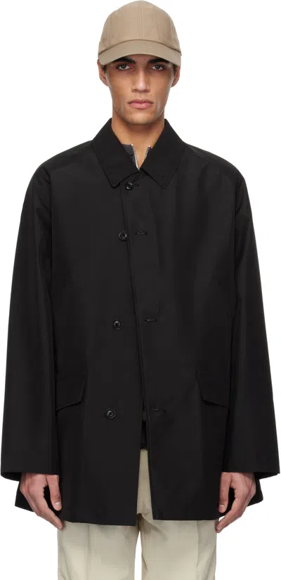 Nanamica Black 2l Gore-tex Car Coat