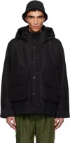 Nanamica Black 2l Gore-tex Cruiser Jacket In Black