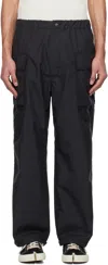 Nanamica Black 3l Pertex Shield Cargo Pants In Black
