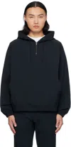 Nanamica Black Alphadry Hoodie In K Black