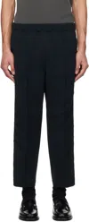 Nanamica Black Cropped Trousers In Black