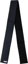 NANAMICA BLACK DOWN MUFFLER SCARF