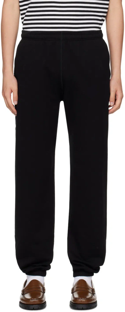 Nanamica Black Drawstring Sweatpants In K Black