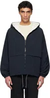 Nanamica Black Hooded Reversible Jacket In Black