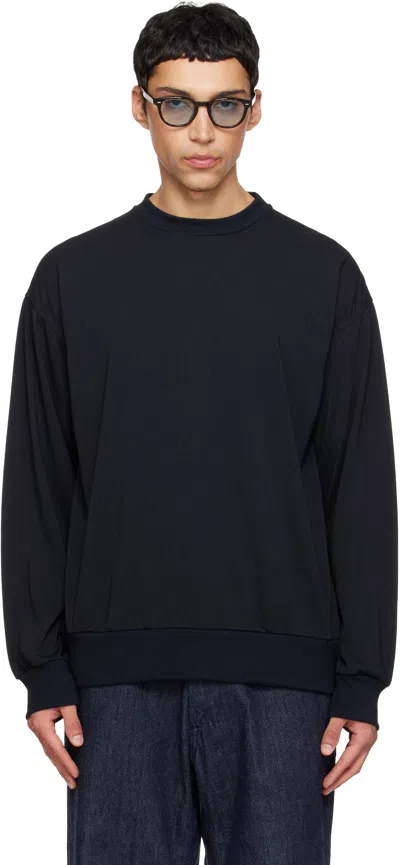 Nanamica Black Polyester Jersey L/s T-shirt In Blue