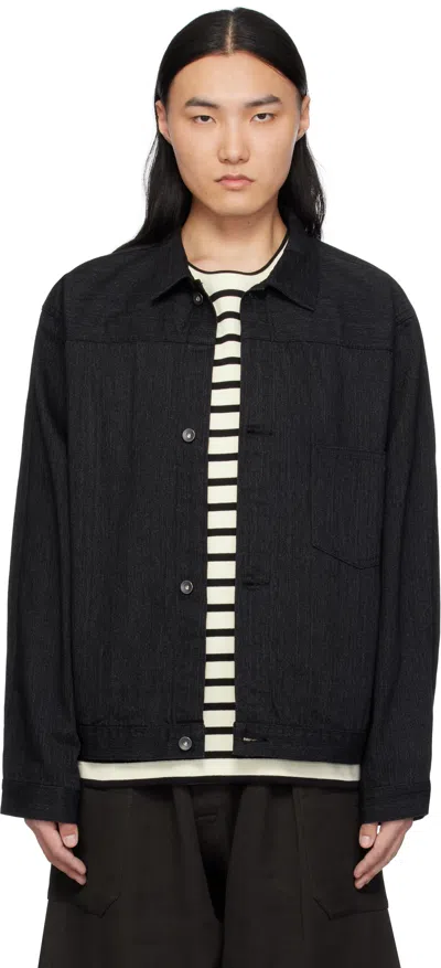 Nanamica Black Short Denim Jacket
