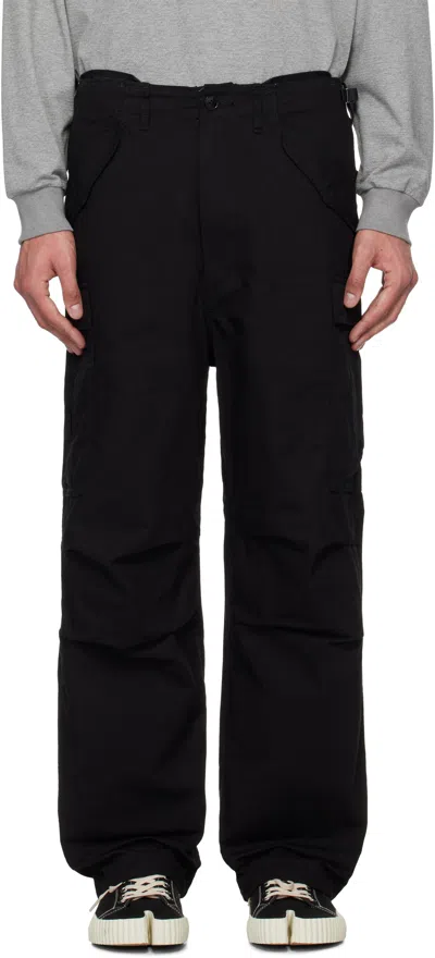 NANAMICA BLACK WIDE CARGO PANTS
