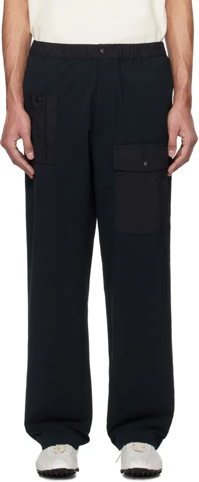 Nanamica Black Wide Cargo Pants