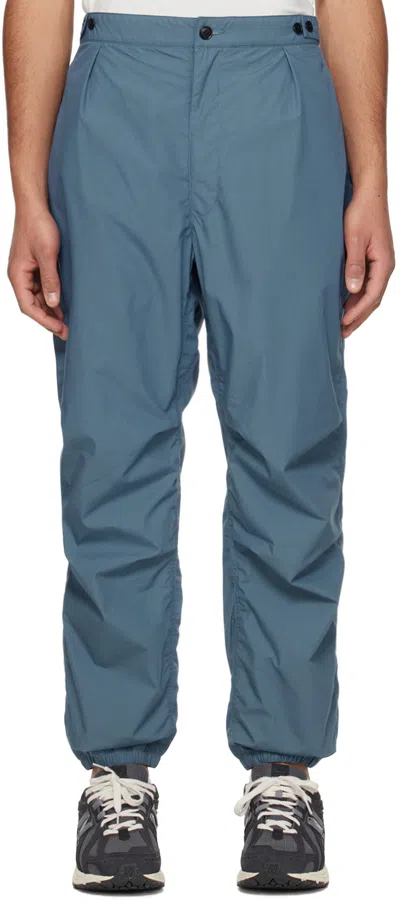 Nanamica Blue Deck Trousers In Sx Sax