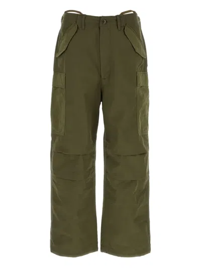 Nanamica Khaki Straight Cut Cargo Pants In Kk Khaki