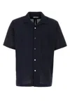 Nanamica Navy Open Collar Shirt