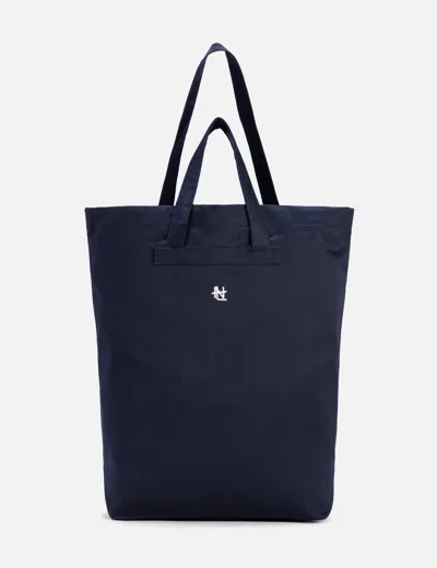 Nanamica Chino Tote Bag In Blue/蓝色/藍色/블루/ブルー