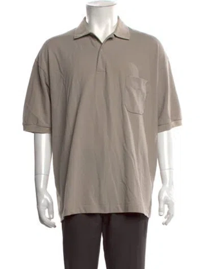 Pre-owned Nanamica Collar Short Sleeve Polo Shirt In Neutrals