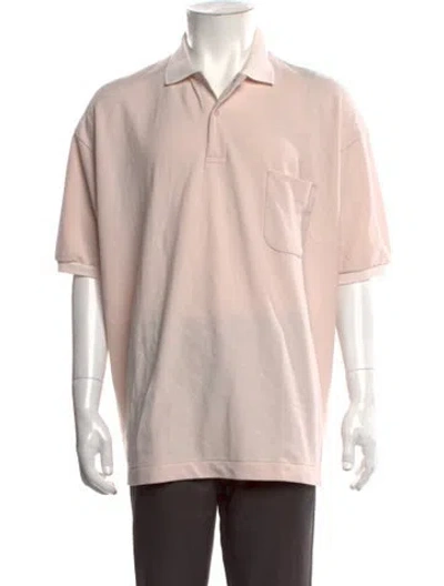 Pre-owned Nanamica Collar Short Sleeve Polo Shirt W/ Tags In Pink