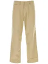 Nanamica Khaki Straight-leg Trousers In 中性色