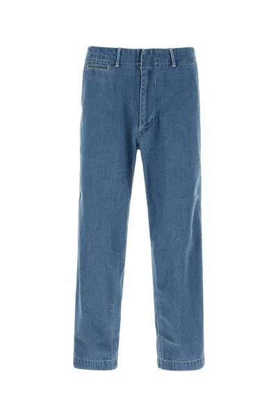 Nanamica Denim Jeans In Blue
