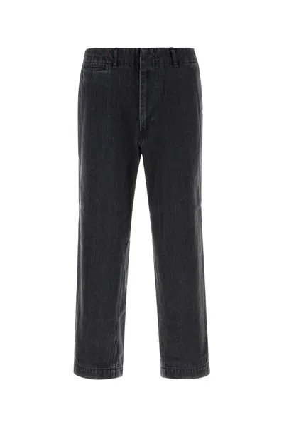 Nanamica Wide Denim Pants In Purple