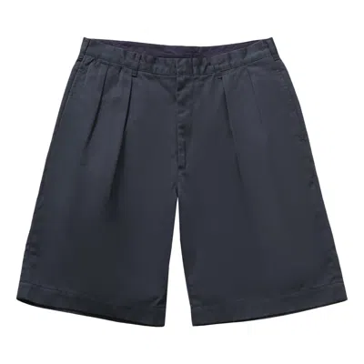 Pre-owned Nanamica Double Pleat Chino Shorts 'navy' | Blue | Men's Size 36