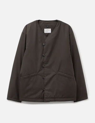 Nanamica Down Cardigan In Brown
