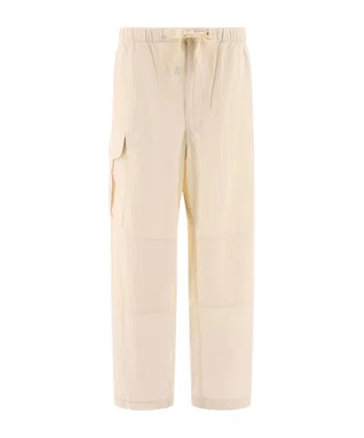 Nanamica Drawstring Casual Pants In White