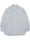 Nanamica Euro Check Shirt In 蓝色