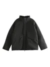 Nanamica Funnel-neck Waterproof Jacket In Gray