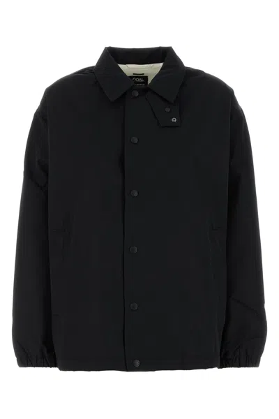 NANAMICA NANAMICA BLACK POLYESTER WINDBREAKER
