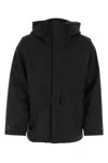 Nanamica Black Polyester Raincoat In Black