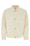 Nanamica Off-white Cropped Denim Jacket